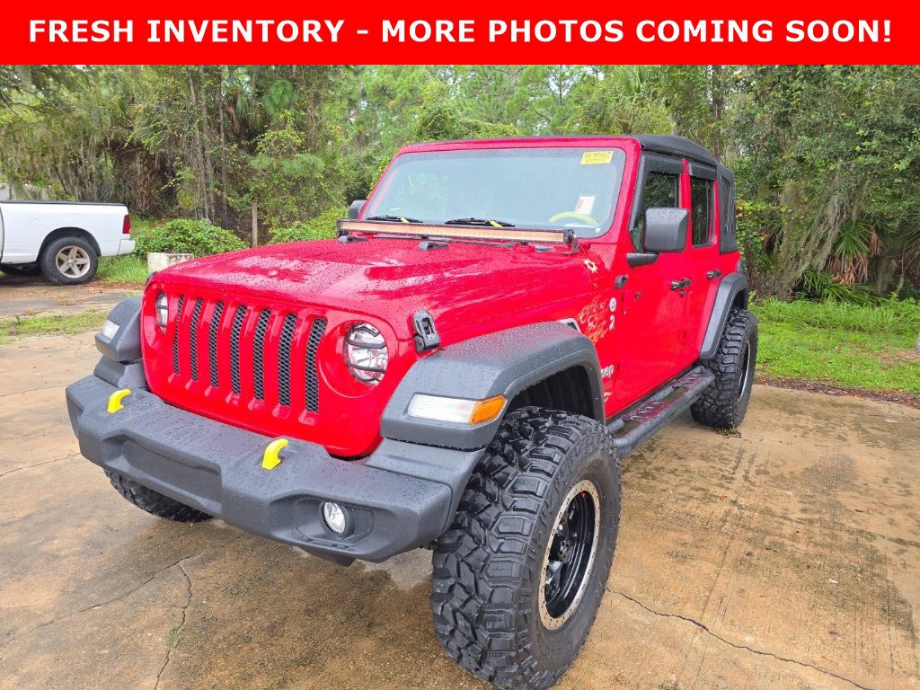 Used 2019 Jeep Wrangler Unlimited Sport S AWD/4WD image 1