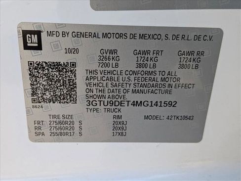Used 2021 GMC Sierra 1500 SLT w/ SLT Premium Plus Package AWD/4WD image 23