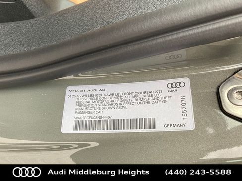 Certified 2025 Audi A5 2.0T Premium Plus w/ Premium Plus image 17