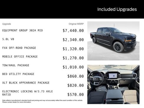 New 2025 Ford F150 XLT w/ Equipment Group 302A MID image 3