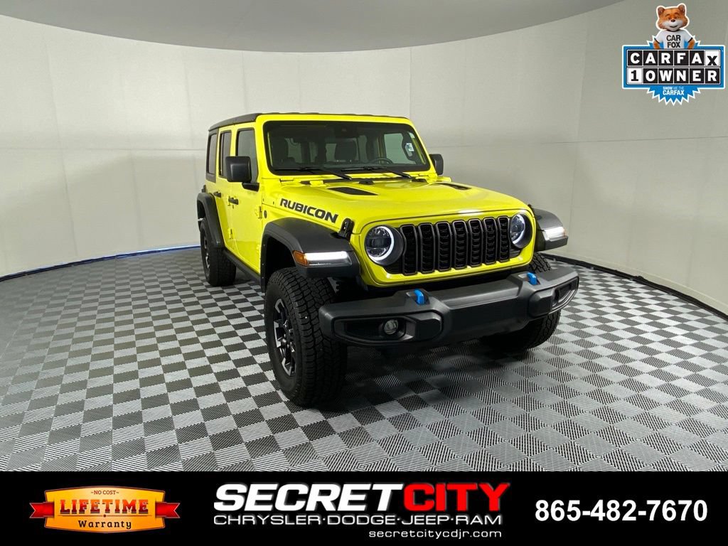 Used 2024 Jeep Wrangler Unlimited Rubicon 4xe AWD/4WD image 1