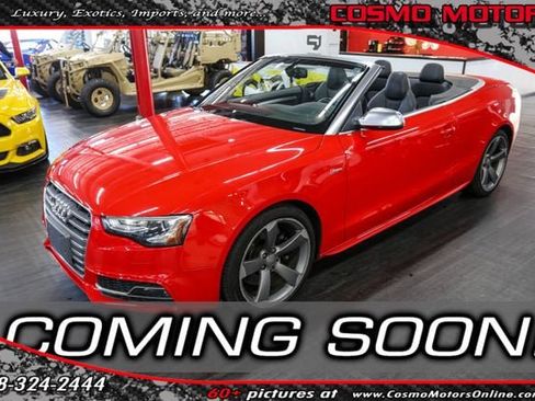 Used 2017 Audi S5 3.0T Cabriolet w/ Technology Package AWD/4WD image 1