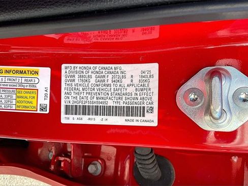 Used 2025 Honda Civic Sport image 30