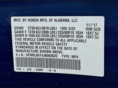 Used 2018 Honda Odyssey EX-L image 31