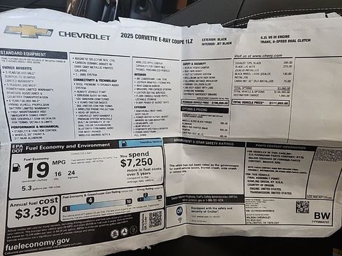 Used 2025 Chevrolet Corvette E-Ray image 33