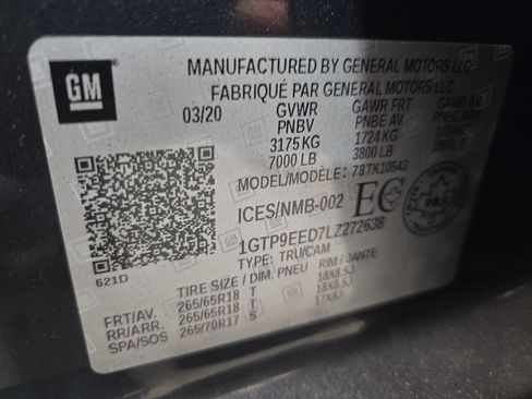 Used 2020 GMC Sierra 1500 AT4 AWD/4WD image 40