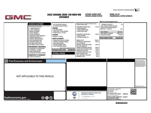 Used 2022 GMC Savana 3500 Work Van w/ Power Convenience Package image 27