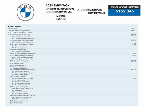 Used 2023 BMW i7 xDrive60 image 87