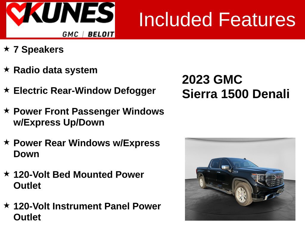 Used 2023 GMC Sierra 1500 Denali w/ Technology Package AWD/4WD image 3