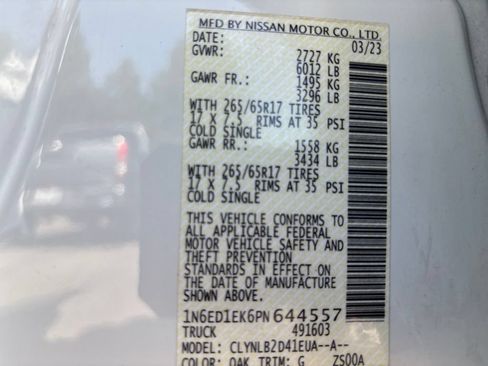 Certified 2023 Nissan Frontier SV AWD/4WD image 10