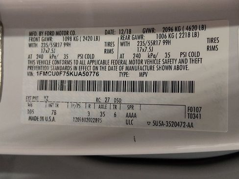Used 2019 Ford Escape S FWD image 33