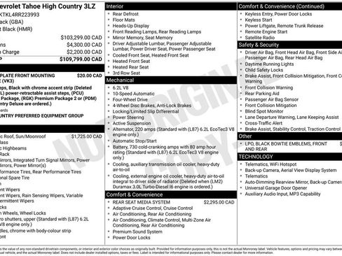 Used 2024 Chevrolet Tahoe High Country image 22