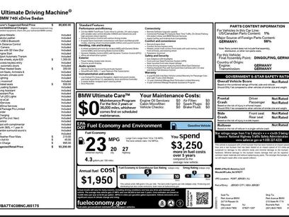 Used 2022 BMW 740i xDrive 740i xDrive