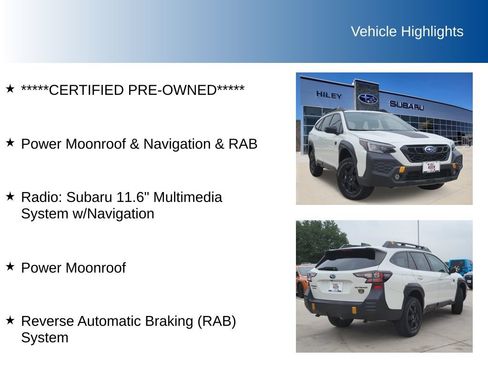 Certified 2025 Subaru Outback Wilderness AWD/4WD image 5