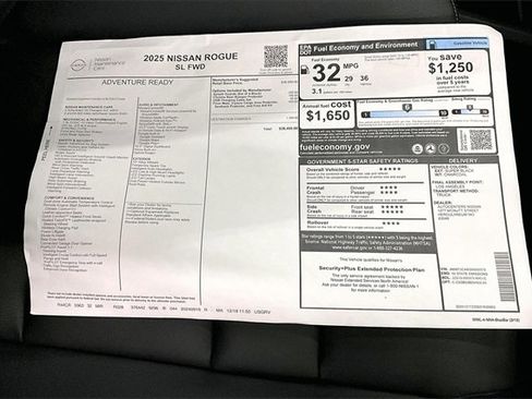 New 2025 Nissan Rogue SL image 38