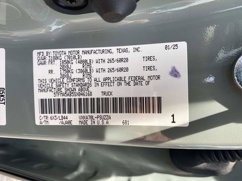 Used 2025 Toyota Tundra 1794 Edition RWD image 20