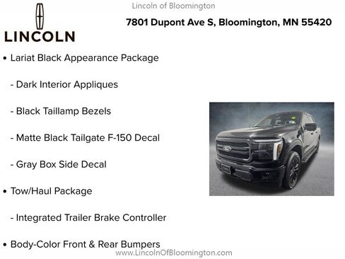 Used 2025 Ford F150 Lariat AWD/4WD image 9