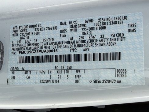 Used 2023 Ford Escape Active image 28