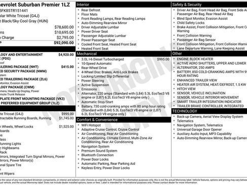 New 2026 Chevrolet Suburban Premier image 4