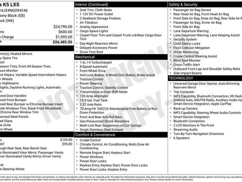 Used 2022 Kia K5 LXS FWD image 3