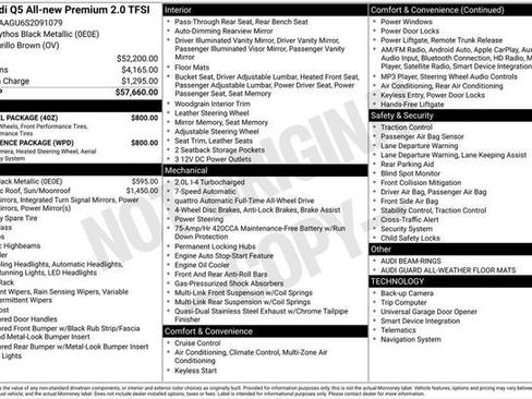 Certified 2025 Audi Q5 Premium w/ Convenience Package AWD/4WD image 55