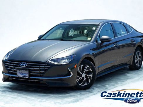 Used 2023 Hyundai Sonata Blue FWD image 1