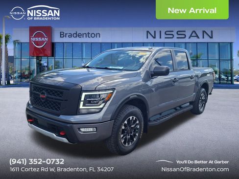 Used 2021 Nissan Titan PRO-4X w/ Off Road Protection Package AWD/4WD image 1