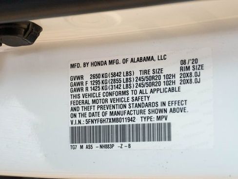 Used 2021 Honda Pilot Black Edition image 38