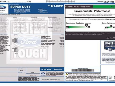 Used 2021 Ford F250 Platinum w/ Tremor Off-Road Package AWD/4WD image 33