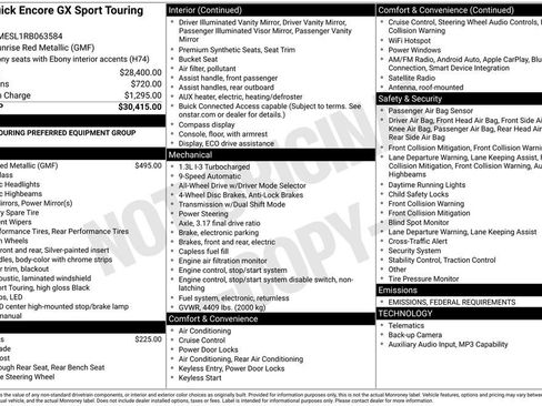 Certified 2024 Buick Encore GX Sport Touring image 6