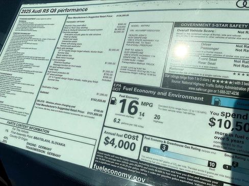 New 2025 Audi RS Q8 performance image 18