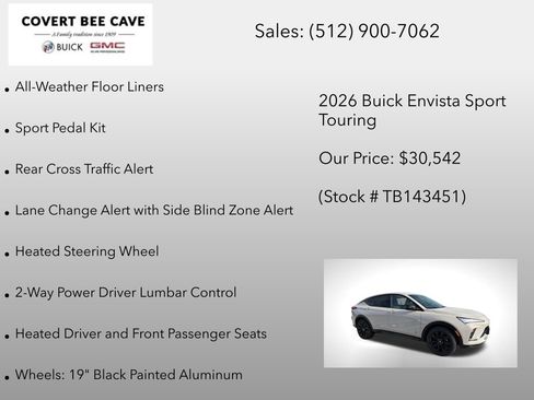 New 2026 Buick Envista Sport Touring w/ Studio Series image 30