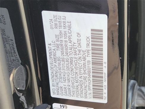 Certified 2024 Honda Ridgeline RTL image 21