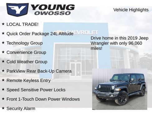 Used 2019 Jeep Wrangler Unlimited Sport AWD/4WD image 8
