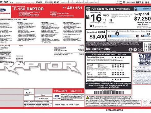Used 2024 Ford F150 Raptor AWD/4WD image 32