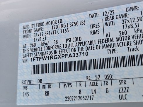 Used 2023 Ford F150 Raptor w/ Raptor 37 Performance Package image 36