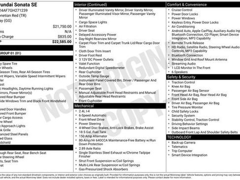 Used 2016 Hyundai Sonata SE image 5