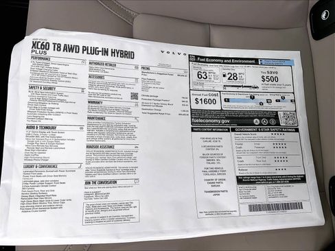 New 2026 Volvo XC60 T8 Plus w/ Protection Package Premier image 35
