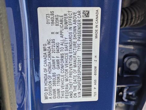 Used 2023 Honda Civic Sport image 24