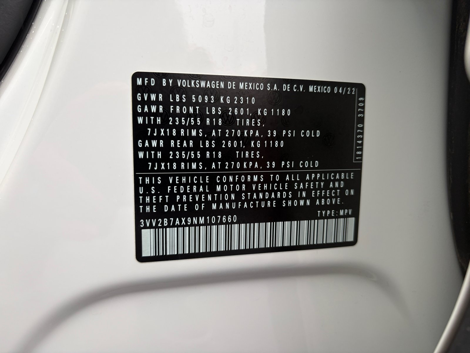Used 2022 Volkswagen Tiguan SE AWD/4WD image 25