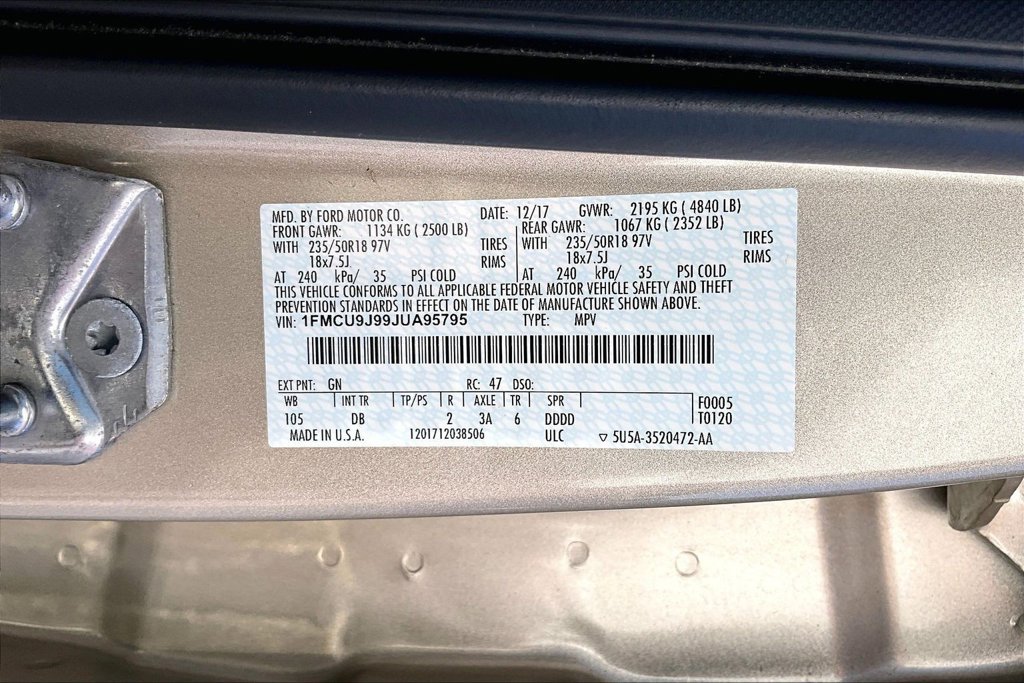 Used 2018 Ford Escape Titanium AWD/4WD image 35