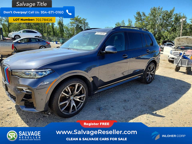 Used 2021 BMW X7 M50i w/ Dynamic Handling Package AWD/4WD image 1