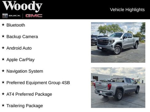 Certified 2023 GMC Sierra 1500 AT4 w/ AT4 Preferred Package AWD/4WD image 3