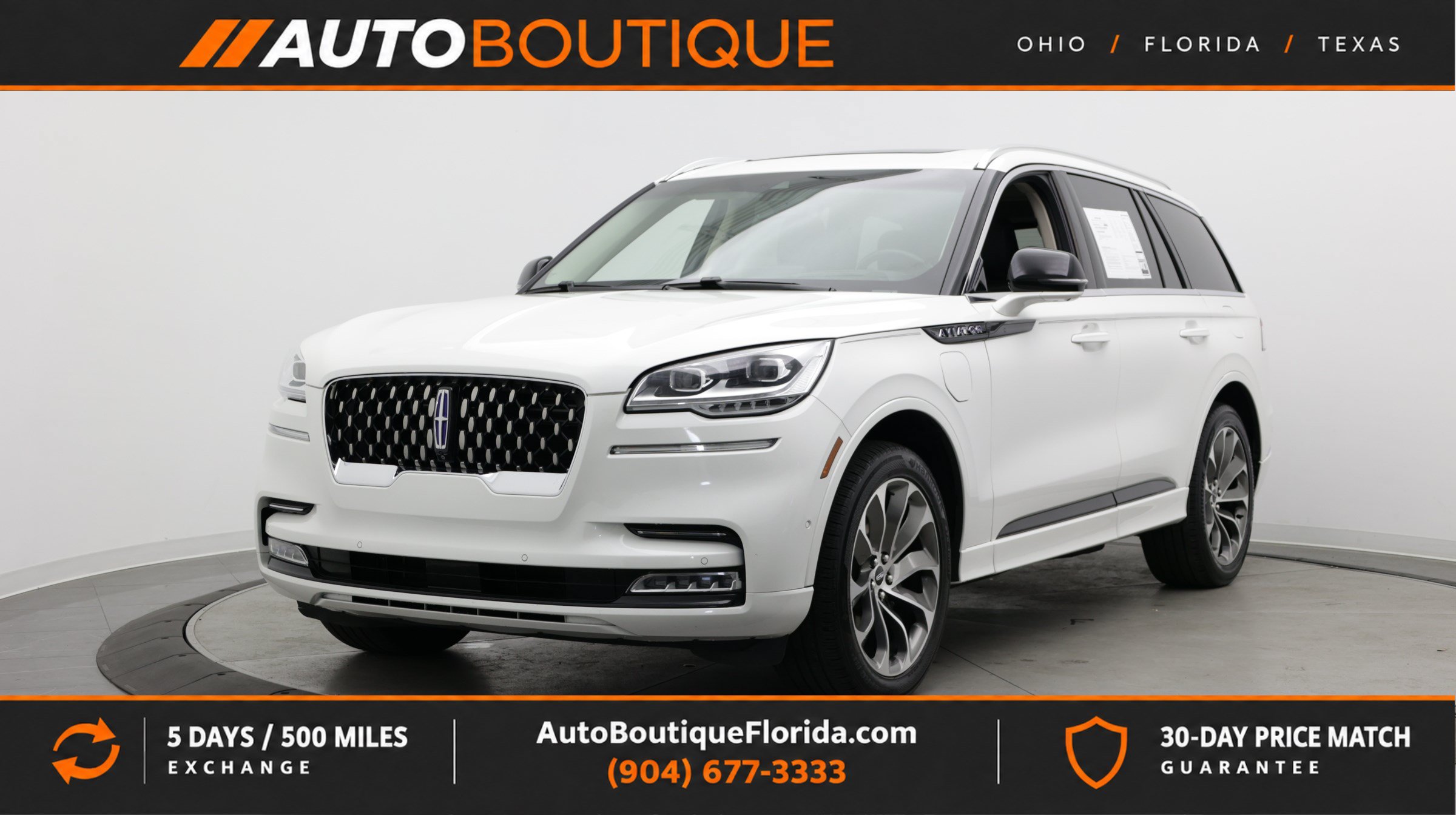 Used 2022 Lincoln Aviator Grand Touring w/ Equipment Group 301A AWD/4WD image 1
