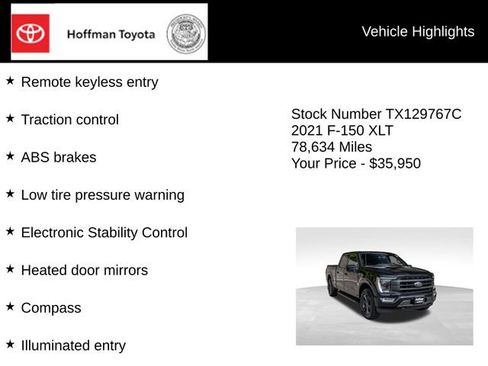 Used 2021 Ford F150 Lariat w/ Equipment Group 502A High AWD/4WD image 5