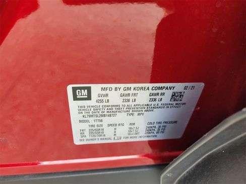 Certified 2021 Chevrolet TrailBlazer RS w/ Sun and Liftgate Package image 20