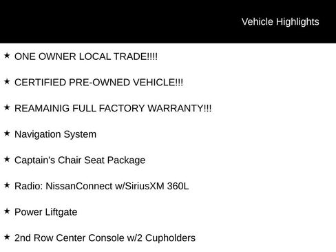 Used 2025 Nissan Armada SL w/ Captain's Chari Seat Package image 5