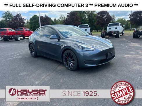 Used 2021 Tesla Model Y Performance AWD/4WD image 1