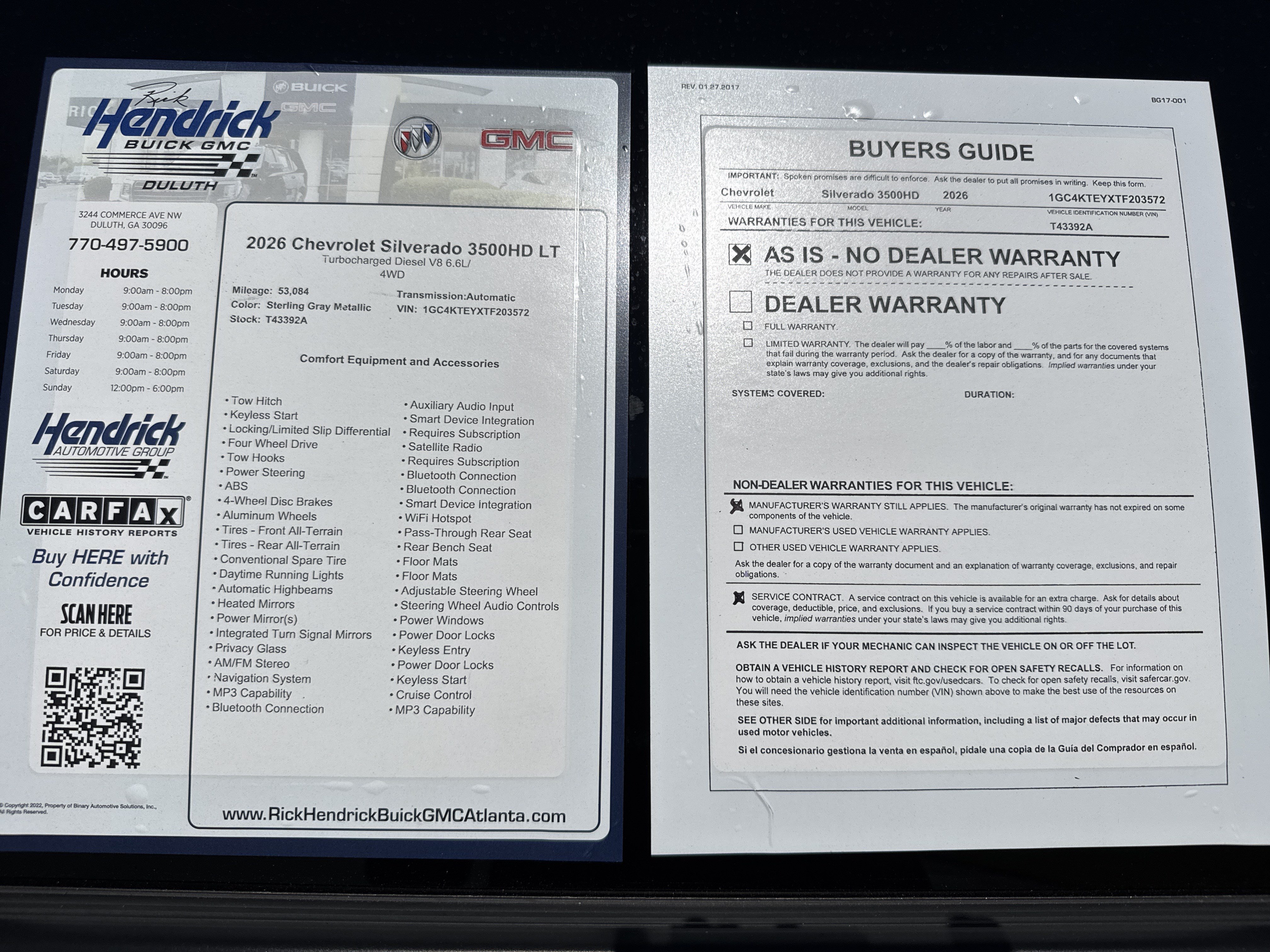 Used 2026 Chevrolet Silverado 3500 LT w/ All Star Edition AWD/4WD image 36