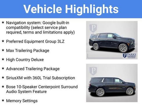 New 2026 Chevrolet Tahoe High Country AWD/4WD image 4